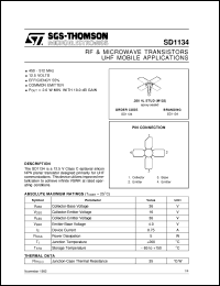 Click here to download SD1134 Datasheet