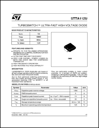 Click here to download STTA112U Datasheet