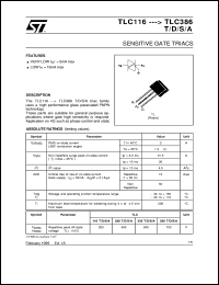 Click here to download TLC116D Datasheet