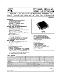 Click here to download ST72511R7 Datasheet