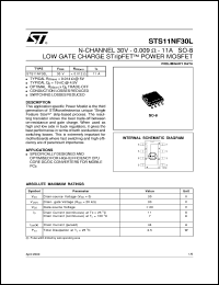 Click here to download STS11NF30 Datasheet