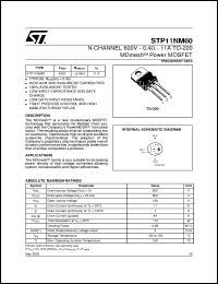 Click here to download STP11NM60 Datasheet