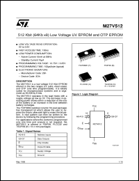 Click here to download M27V512 Datasheet