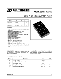 Click here to download GS25T24-5 Datasheet