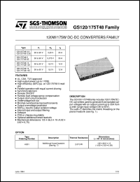 Click here to download GS175T48-5 Datasheet