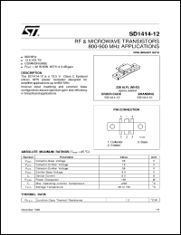 Click here to download SD1414 Datasheet