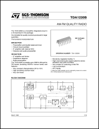 Click here to download TDA1220B Datasheet