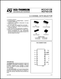 Click here to download HCF4512B Datasheet