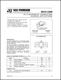 Click here to download MSC81250M Datasheet