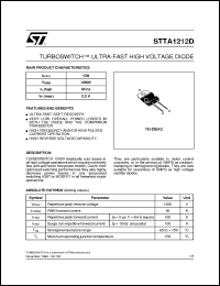 Click here to download STTA1212D Datasheet