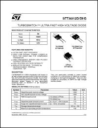 Click here to download STTA812D Datasheet
