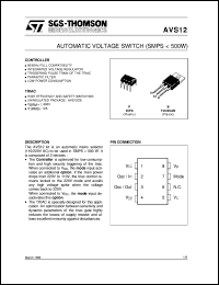 Click here to download AVS12 Datasheet