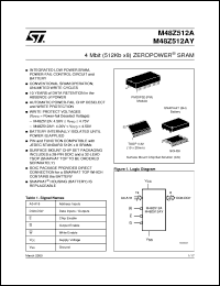 Click here to download M48Z512A-85PM1 Datasheet