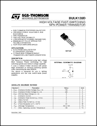 Click here to download BULK128D-B Datasheet