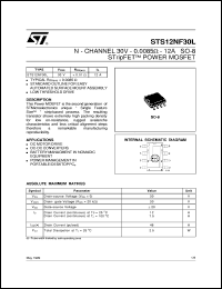 Click here to download STS12NF30 Datasheet