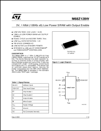 Click here to download M68Z128W Datasheet