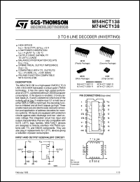 Click here to download M74HCT138 Datasheet