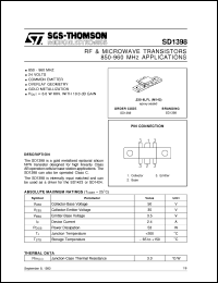 Click here to download SD1398 Datasheet