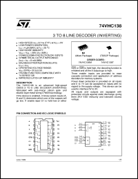 Click here to download 74VHC138 Datasheet