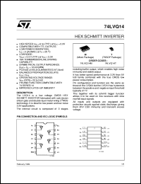 Click here to download 74LVQ14 Datasheet