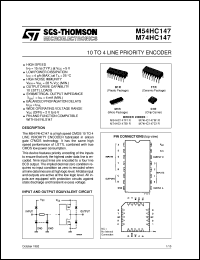 Click here to download M74HC147 Datasheet