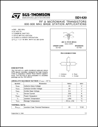 Click here to download SD1420 Datasheet