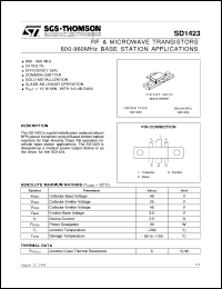 Click here to download SD1423 Datasheet