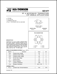 Click here to download SD1477 Datasheet
