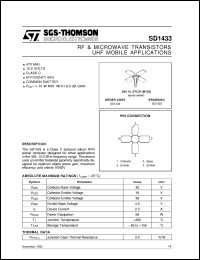 Click here to download SD1433 Datasheet