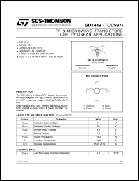 Click here to download SD1449 Datasheet