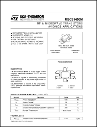 Click here to download MSC81450M Datasheet