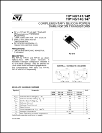 Click here to download TIP141 Datasheet