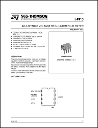 Click here to download L4915 Datasheet