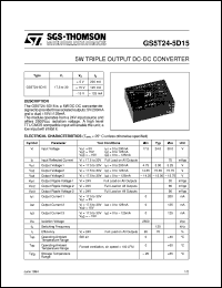 Click here to download GS5T24-5D15 Datasheet