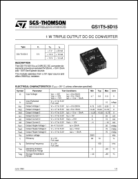 Click here to download GS1T5-5D15 Datasheet