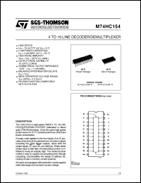 Click here to download M74HC154 Datasheet