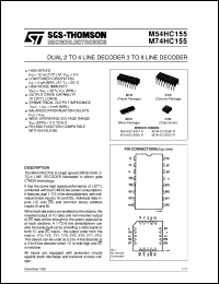 Click here to download M74HC155 Datasheet