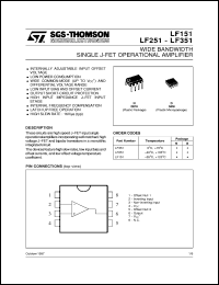 Click here to download LF351D Datasheet