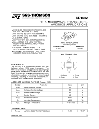 Click here to download SD1542 Datasheet
