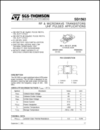 Click here to download SD1563 Datasheet