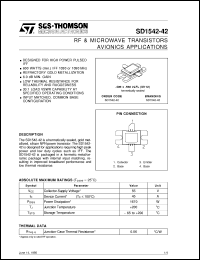 Click here to download SD1542-42 Datasheet