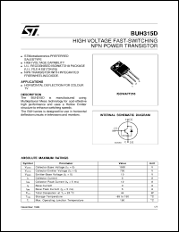 Click here to download BUH315D Datasheet