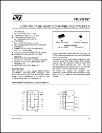 Click here to download 74LVQ157 Datasheet