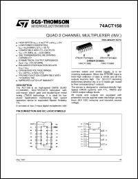 Click here to download 74ACT158 Datasheet