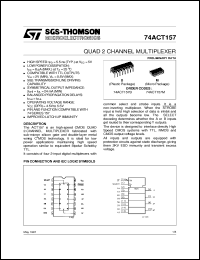 Click here to download 74ACT157 Datasheet