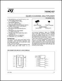 Click here to download 74VHC157 Datasheet