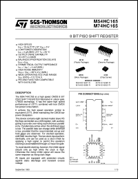 Click here to download M74HC165 Datasheet