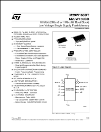 Click here to download M29W160BT Datasheet