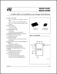 Click here to download M28W160BT Datasheet
