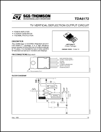 Click here to download TDA8172 Datasheet